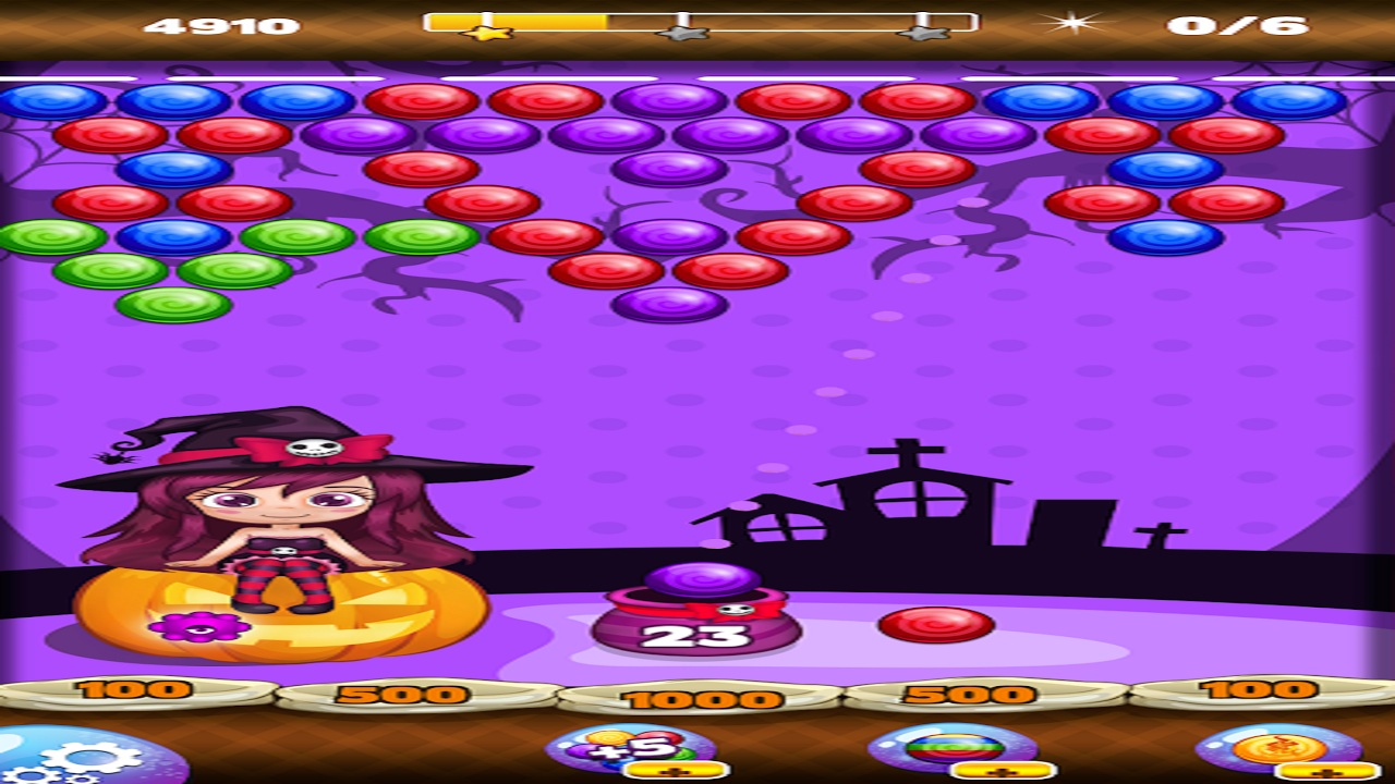 Sweet Helloween Bubble Shooter Game thumbnail