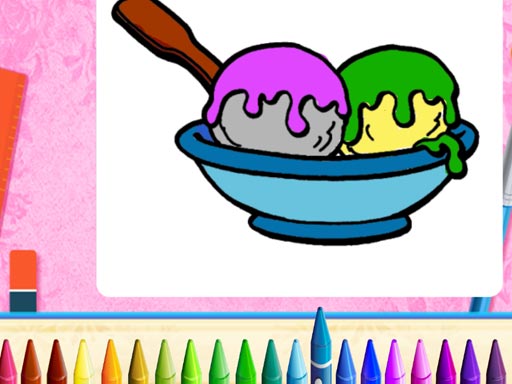 Online Ice Cream Coloring thumbnail