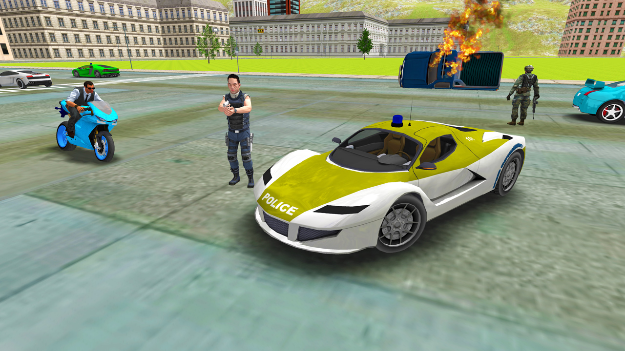 Police Crime City Simulator Police Car Driving thumbnail