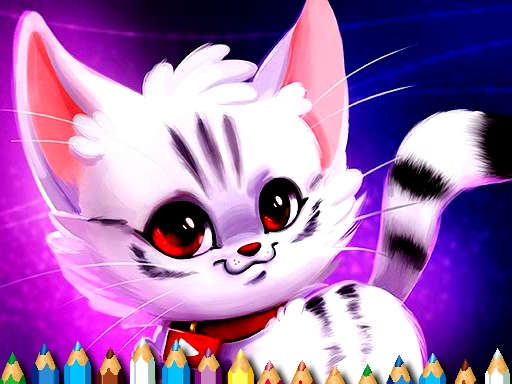 Cute Kitty Coloring thumbnail