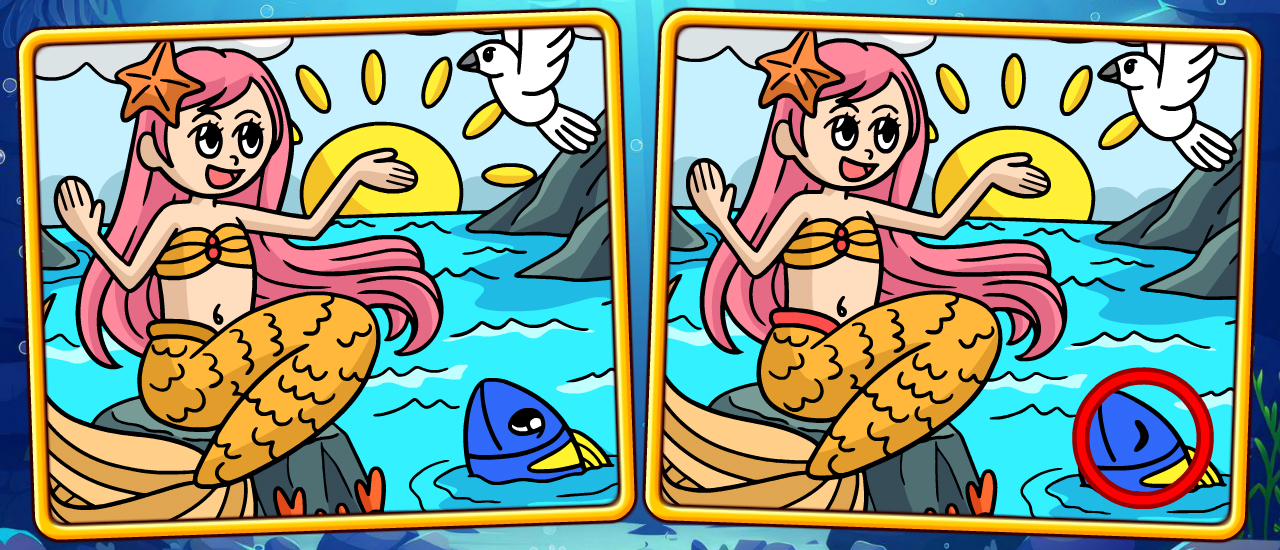 Mermaids Spot The Differences thumbnail