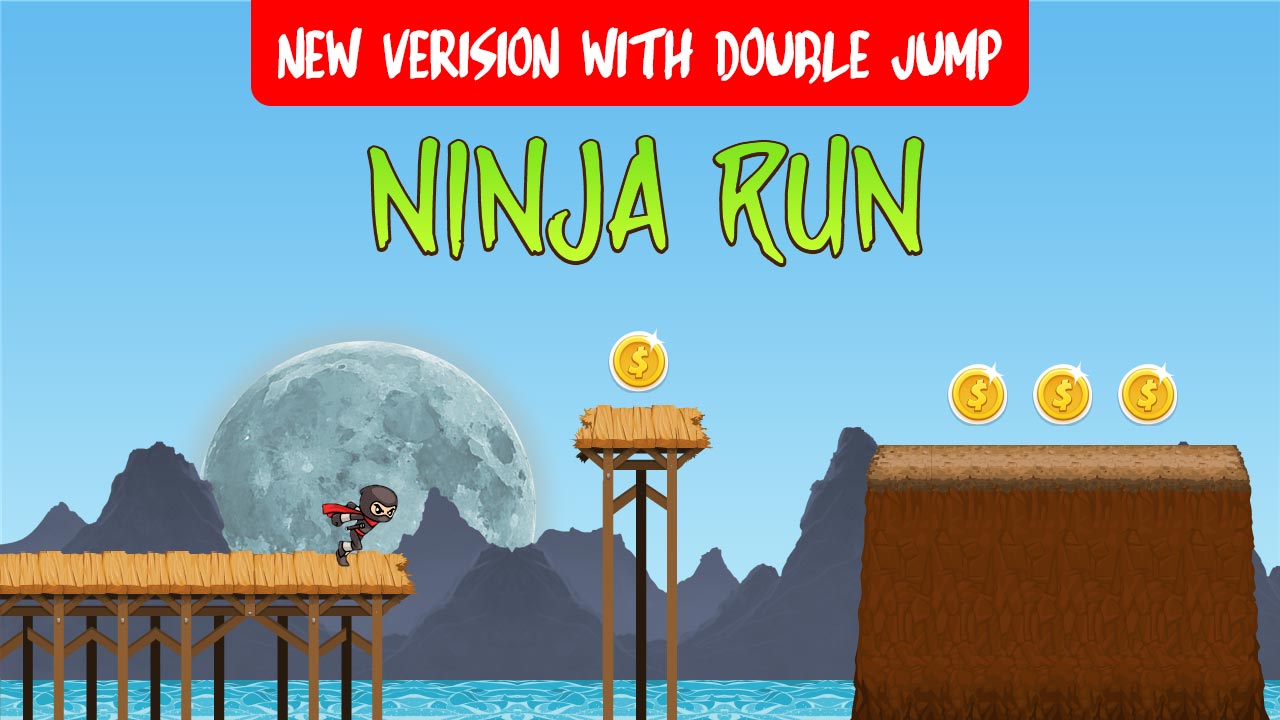 Ninja Run Game with Double Jump thumbnail