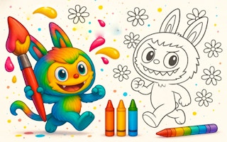 Chibi Labubu Coloring Book for Kids thumbnail