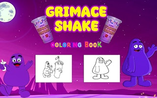 Grimace Shake Coloring thumbnail