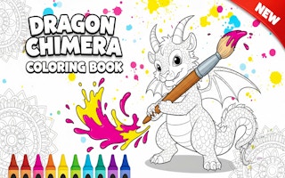 Dragon Chimera Coloring Book thumbnail