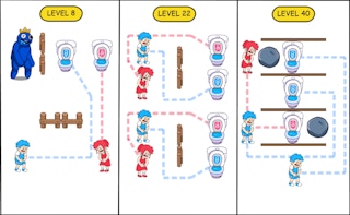 Draw to Pee Toilet Race! thumbnail