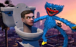 Huggy Wuggy Run From Skibidi Toilet thumbnail