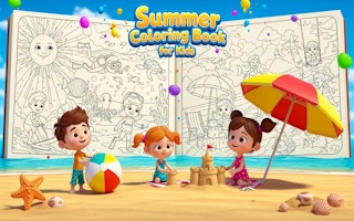 Summer Coloring Book for Kids thumbnail