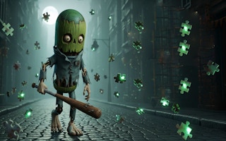 Zombie Tung Tung Sahur Jigsaw Puzzle thumbnail